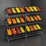 Double Sides Fruit Rack