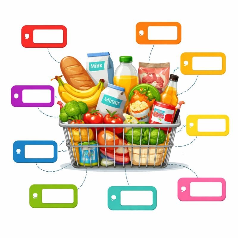 how much does a shopping basket cost in uk