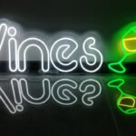 LED Neon Display Wines