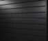 black slatwall panels