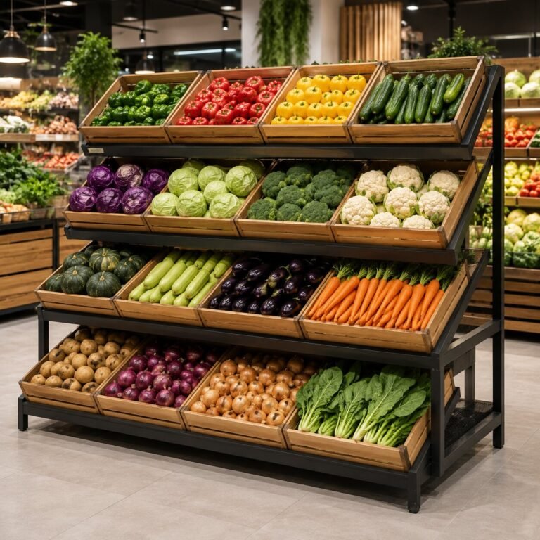 fruit and vegetable display stand