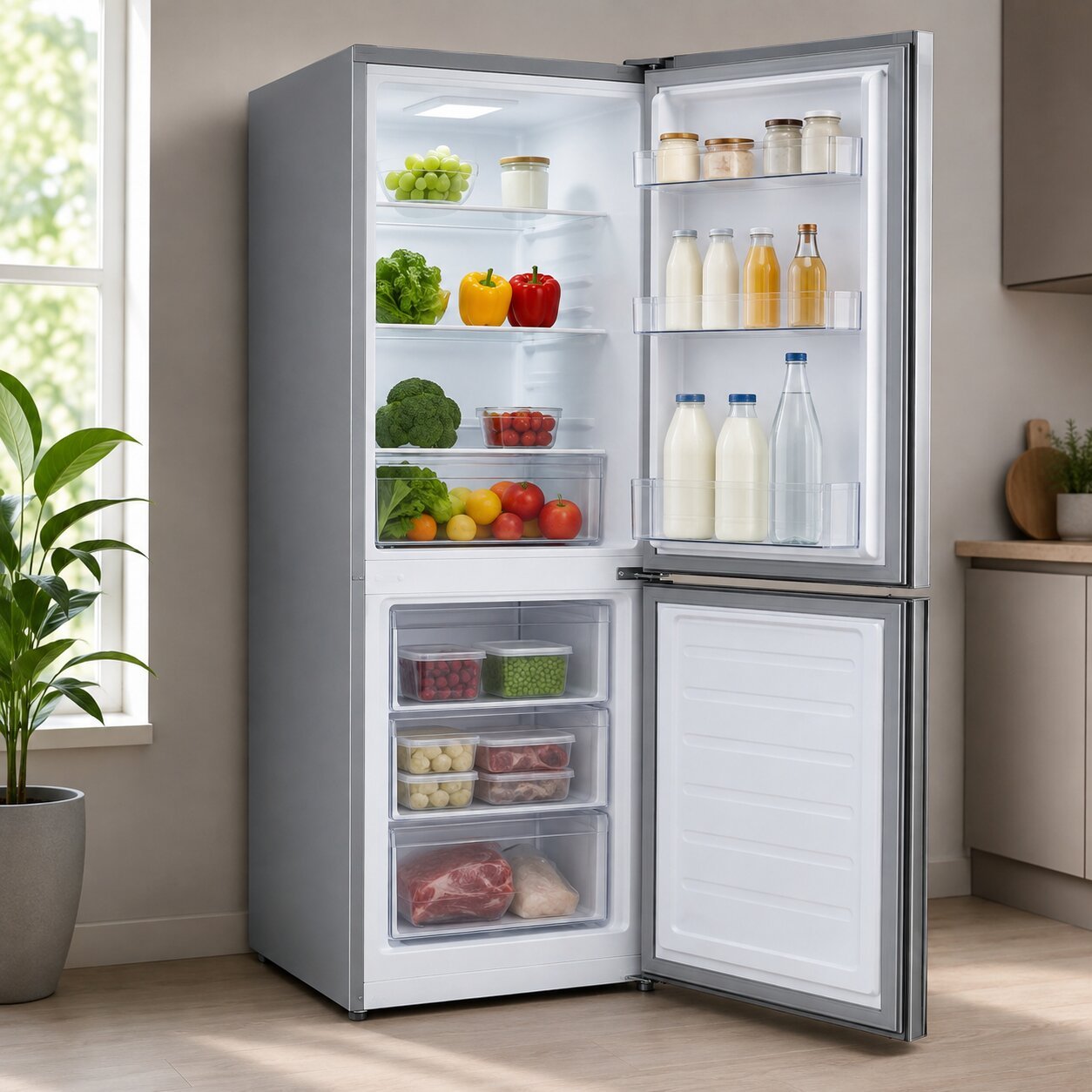 cheapest fridge freezer uk