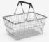 metal shopping basket