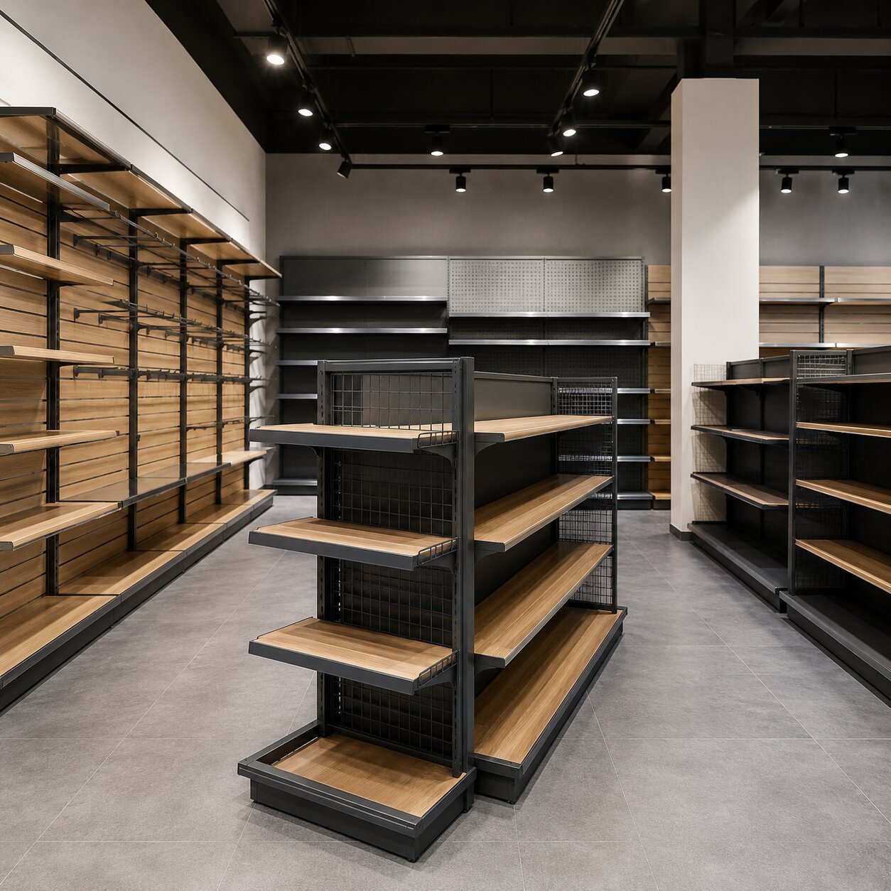 retail shop shelving