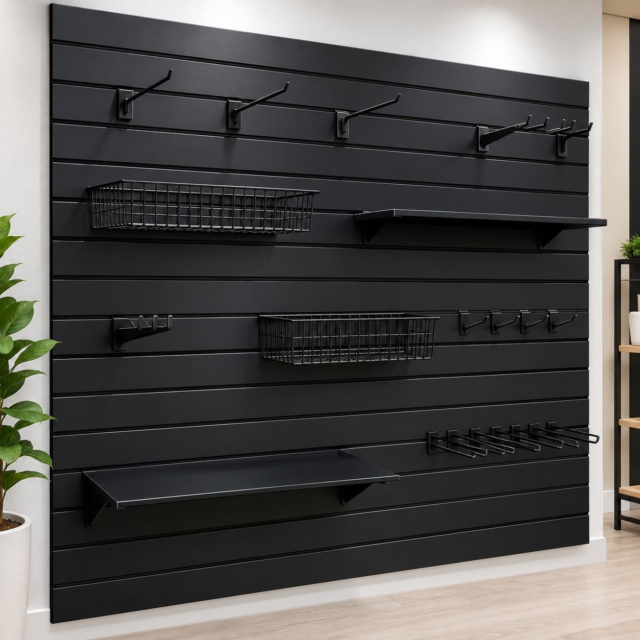 Black Slatwall