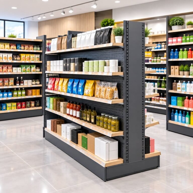 Retail display shelving