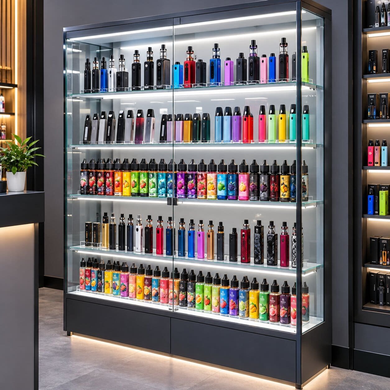 Vape Display Cabinet