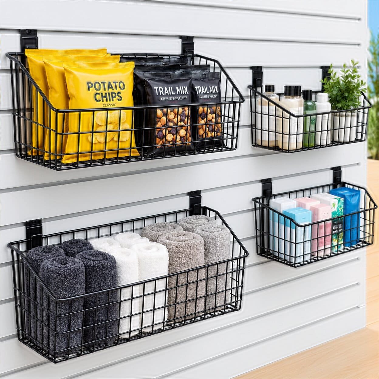 Slatwall Baskets