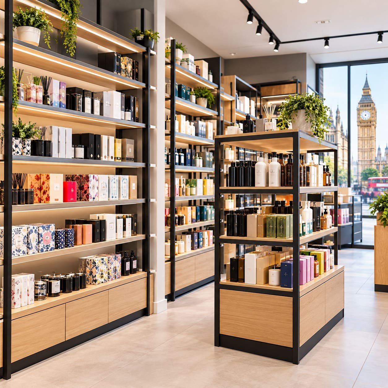 london Shop Shelving