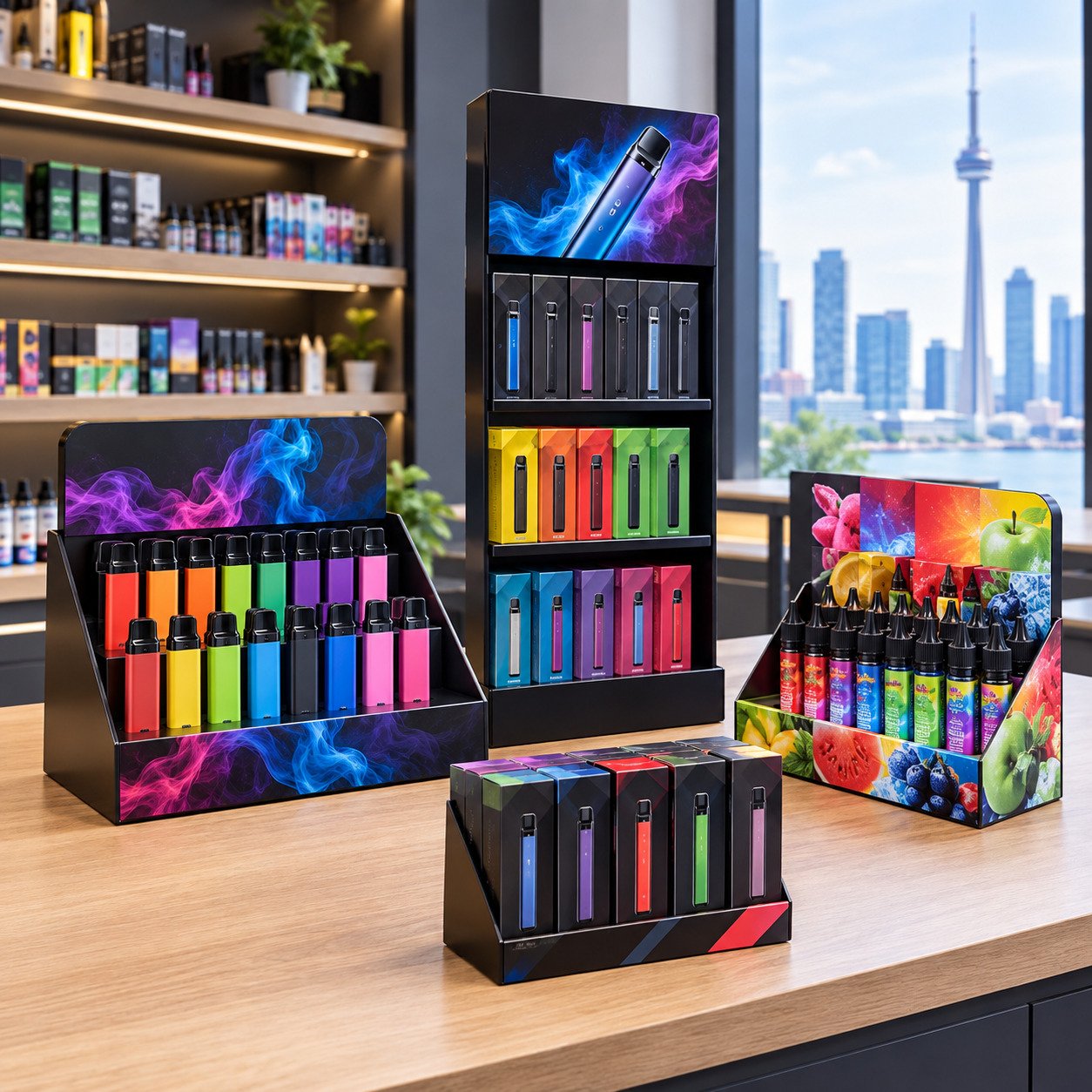 vaping counter displays in Toronto
